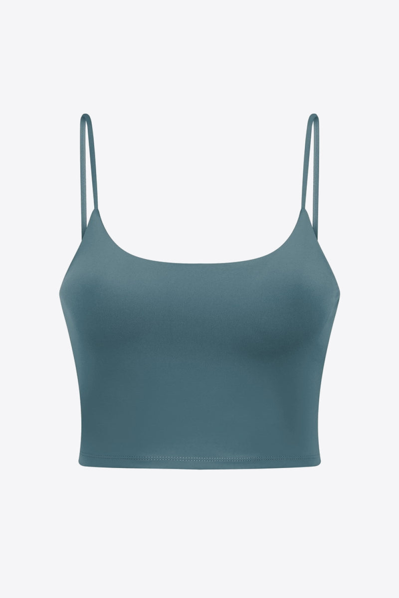 Feel Like Skin Scoop Neck Sports Cami - ONYX ASHE