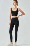 Seam Detail Sweat Absorbing Sports Tank - ONYX ASHE