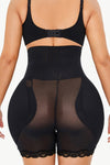 Full Size Lace Trim Pull-On Lifting Shaping Shorts - ONYX ASHE