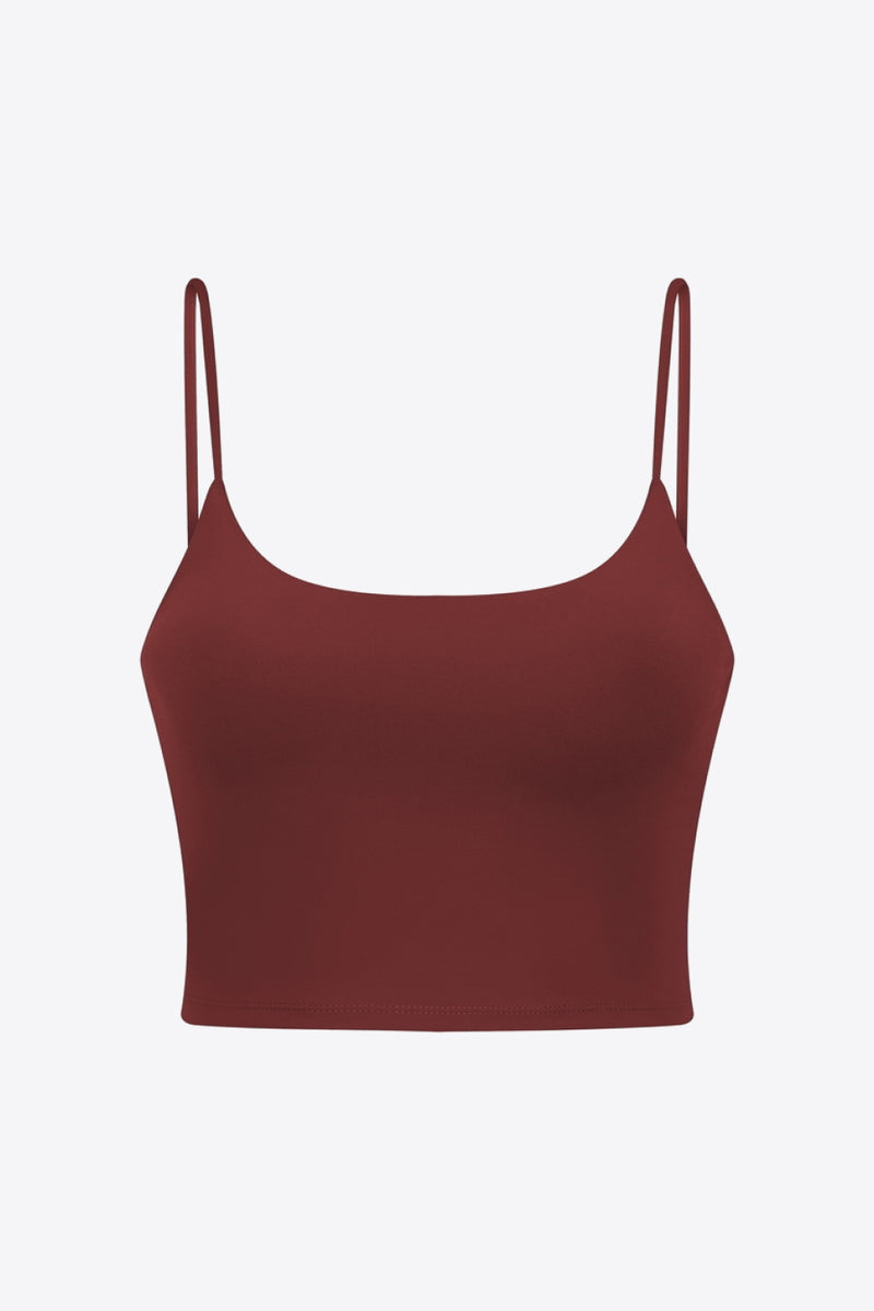 Feel Like Skin Scoop Neck Sports Cami - ONYX ASHE