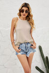 Grecian Neck Knit Tank