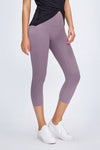 Slim Hip Cropped Leggings - ONYX ASHE