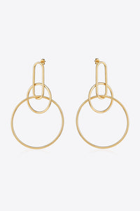 Speak For Yourself Link Hoop Earrings