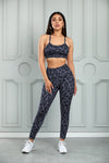 Leopard Cutout Sports Bra and Leggings Set - ONYX ASHE