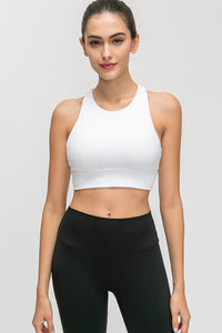 Halter Keyhole Sports Bra - ONYX ASHE