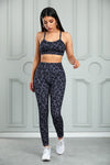 Leopard Cutout Sports Bra and Leggings Set - ONYX ASHE