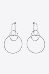 Speak For Yourself Link Hoop Earrings