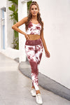 Tie-dye Crop Top and Leggings Set - ONYX ASHE