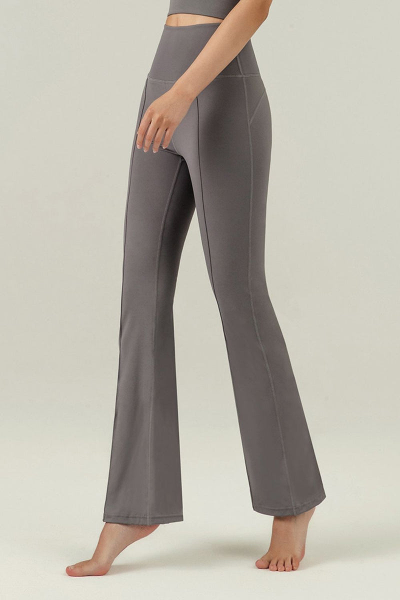 Center Seam Sports Flare Pants - ONYX ASHE