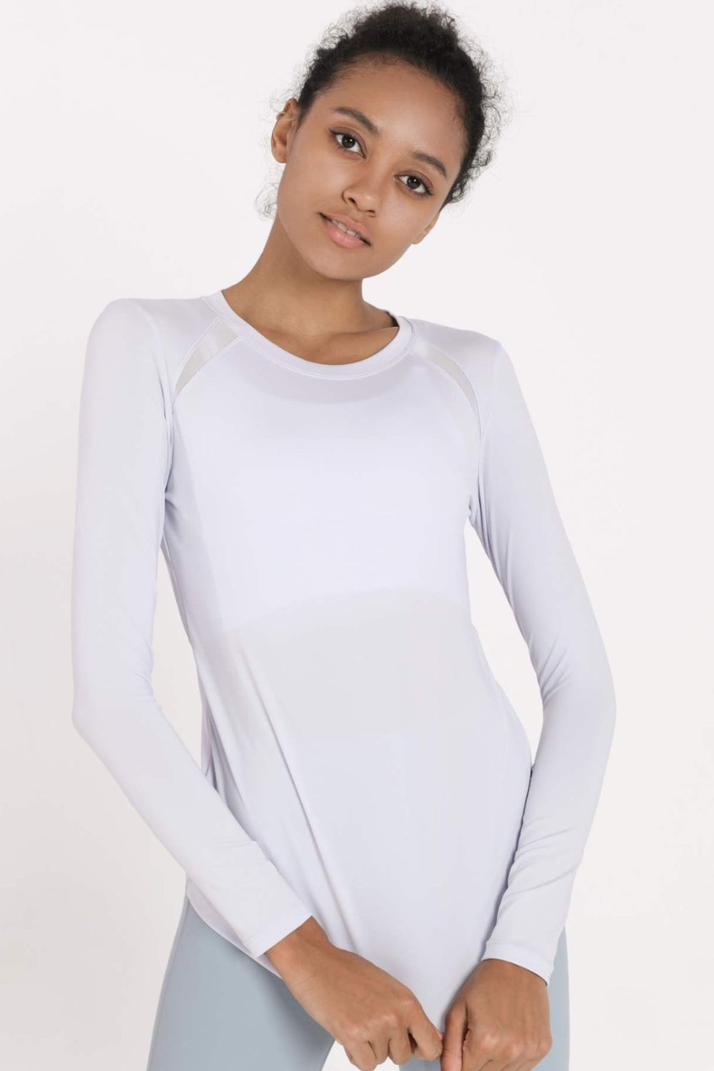 Quick-Dye Curved Hem Sports Top - ONYX ASHE