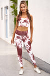 Tie-dye Crop Top and Leggings Set - ONYX ASHE