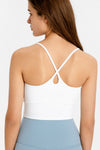 Crisscross Back Scoop Neck Sports Cami - ONYX ASHE