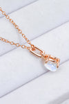 Moonstone Teardrop Pendant Necklace