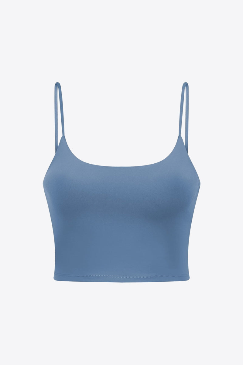 Feel Like Skin Scoop Neck Sports Cami - ONYX ASHE