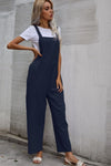 Wide Leg Overalls with Front Pockets - ONYX ASHE