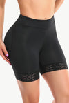 Full Size Lace Trim Lifting Pull-On Shaping Shorts - ONYX ASHE