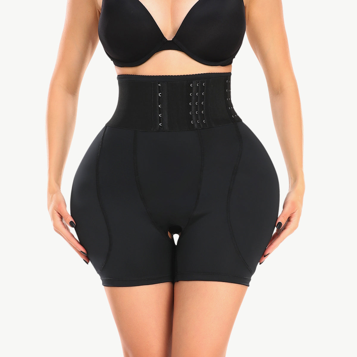 Full Size Removable Pad Shaping Shorts - ONYX ASHE