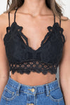 Lined Lace Bralette - ONYX ASHE