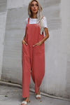 Wide Leg Overalls with Front Pockets - ONYX ASHE