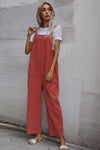 Wide Leg Overalls with Front Pockets - ONYX ASHE