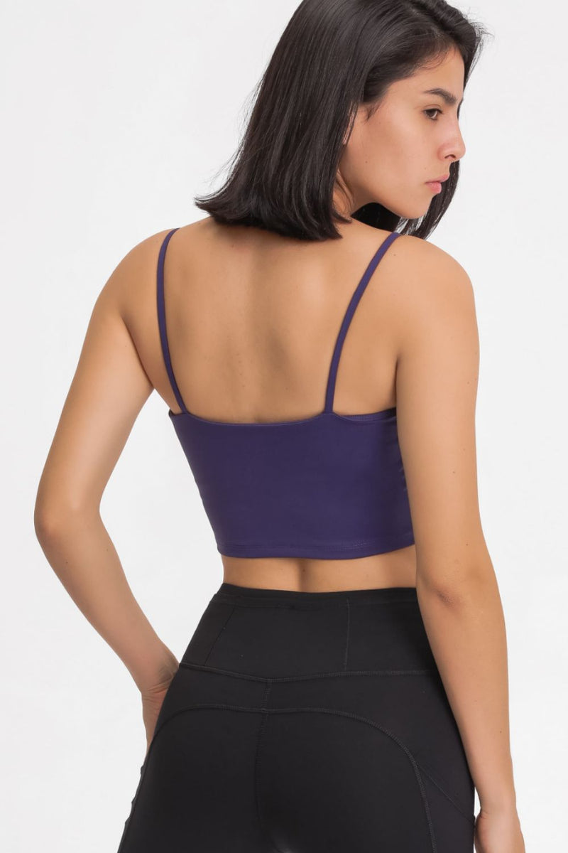 Feel Like Skin Scoop Neck Sports Cami - ONYX ASHE