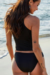 Zip Front Split Swimsuit - ONYX ASHE