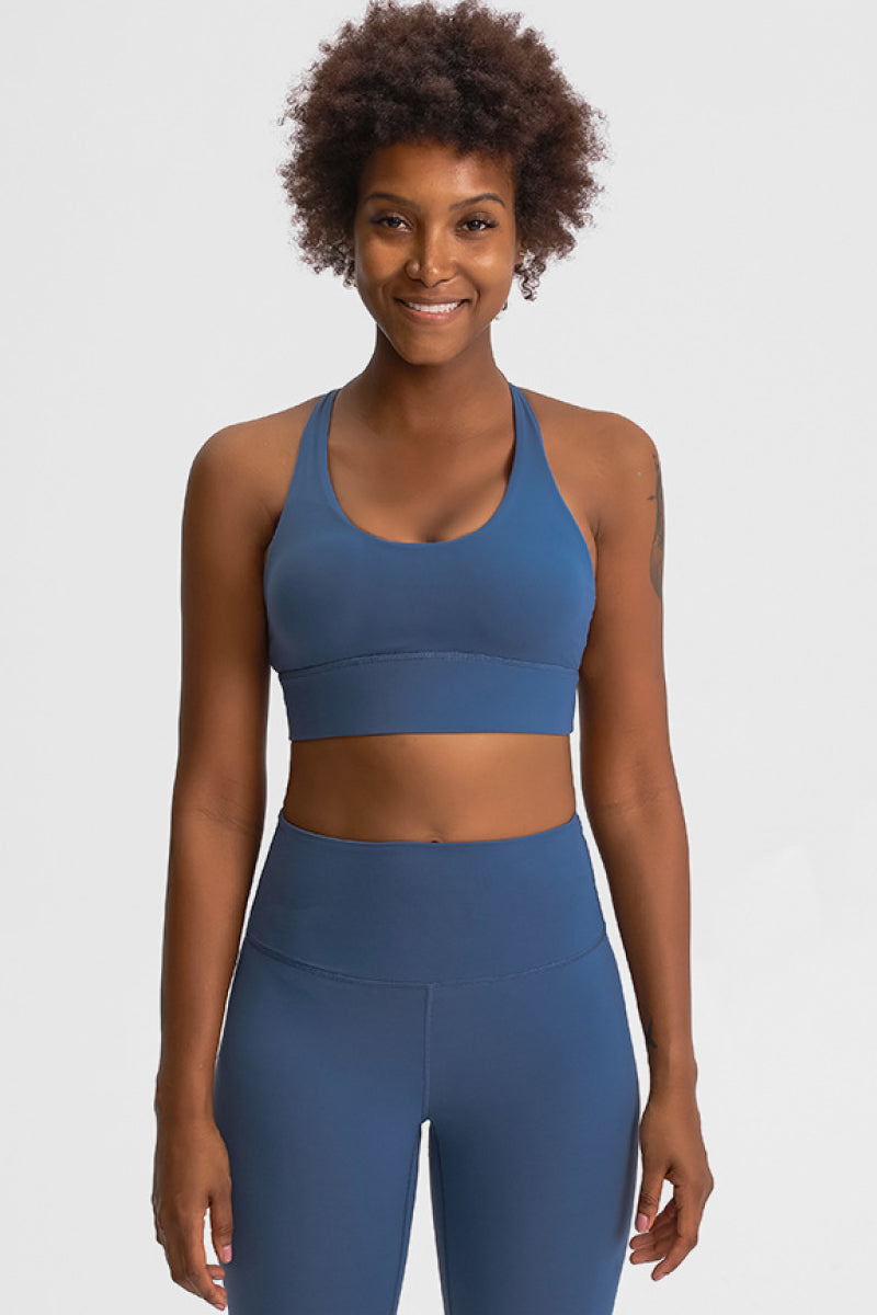 Eight Strap Sports Bra - ONYX ASHE