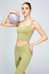 Sweat Absorbing Sleeveless Sports Bra - ONYX ASHE