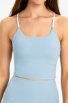 Crisscross Back Scoop Neck Sports Cami - ONYX ASHE