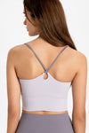 Crisscross Back Scoop Neck Sports Cami - ONYX ASHE