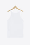 Openwork Grecian Neck Knit Tank Top