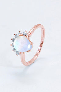 925 Sterling Silver Moonstone Ring