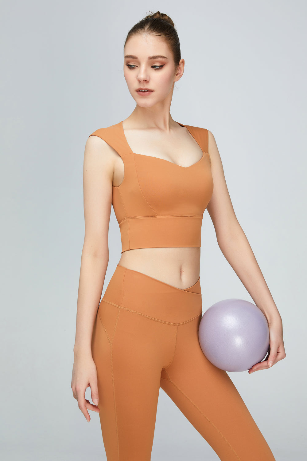 Sweat Absorbing Sleeveless Sports Bra - ONYX ASHE