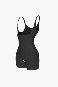 Full Size Side Zipper Under-Bust Shaping Bodysuit - ONYX ASHE