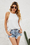 Grecian Neck Knit Tank