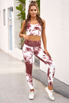 Tie-dye Crop Top and Leggings Set - ONYX ASHE