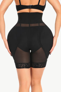 Full Size Breathable Lace Trim Shaping Shorts - ONYX ASHE