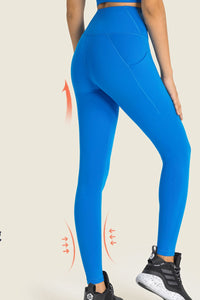 High-Rise Wide Waistband Pocket Yoga Leggings - ONYX ASHE