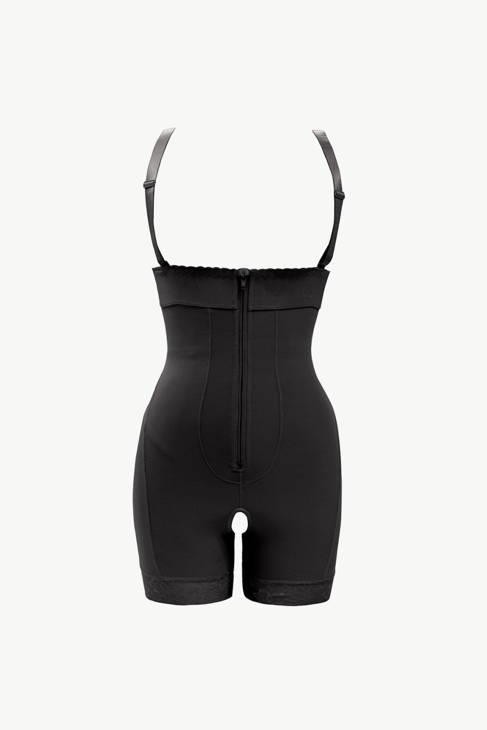 Full Size Zip Up Under-Bust Shaping Bodysuit - ONYX ASHE