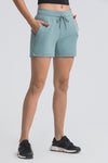 Waist Tie Active Shorts - ONYX ASHE