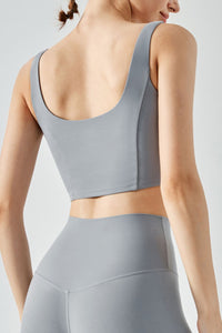 Seam Detail Sweat Absorbing Sports Tank - ONYX ASHE