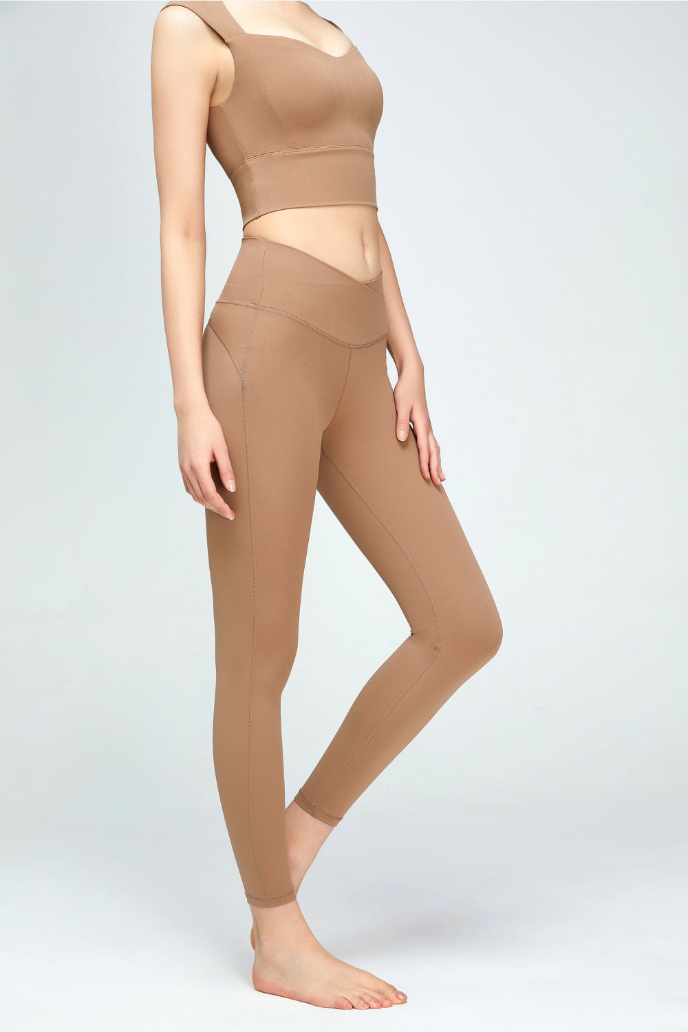 V-Waist Sports Leggings - ONYX ASHE