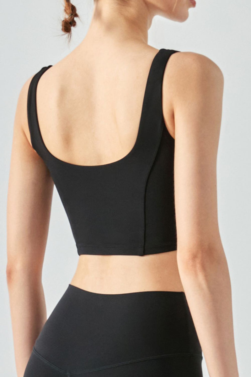 Seam Detail Sweat Absorbing Sports Tank - ONYX ASHE