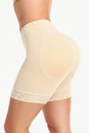 Full Size Lace Trim Lifting Pull-On Shaping Shorts - ONYX ASHE