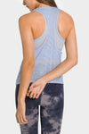 Spliced Mesh Racer Back Tank - ONYX ASHE