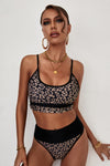 Leopard Adjustable Strap Two-Piece Swimsuit - ONYX ASHE