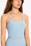 Crisscross Back Scoop Neck Sports Cami - ONYX ASHE