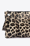 Leopard PU Leather Clutch