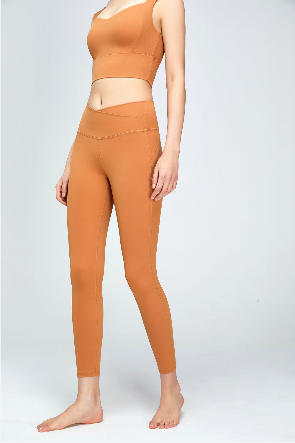 V-Waist Sports Leggings - ONYX ASHE